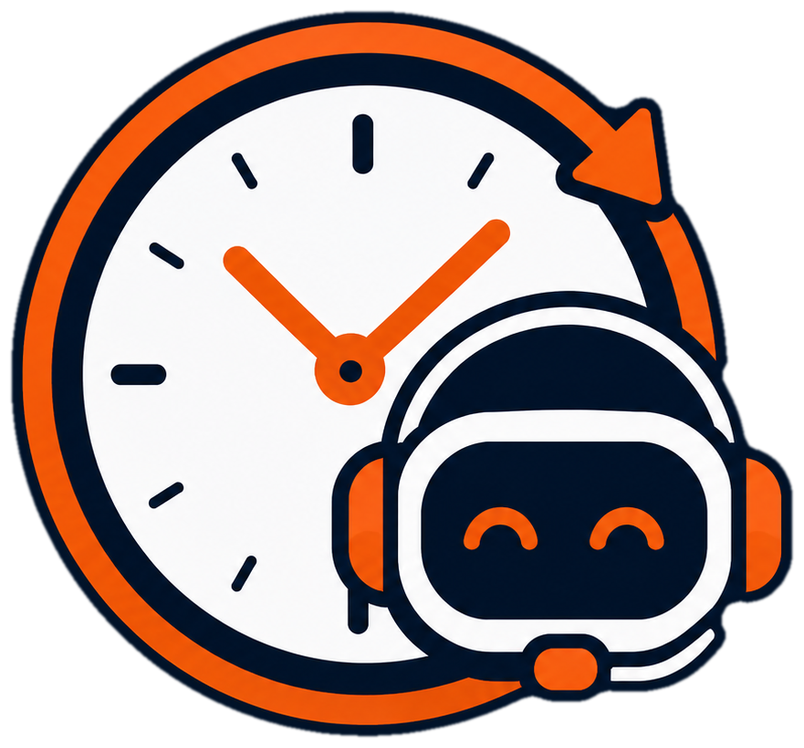 ClockedIn AI clock and AI receptionist logo